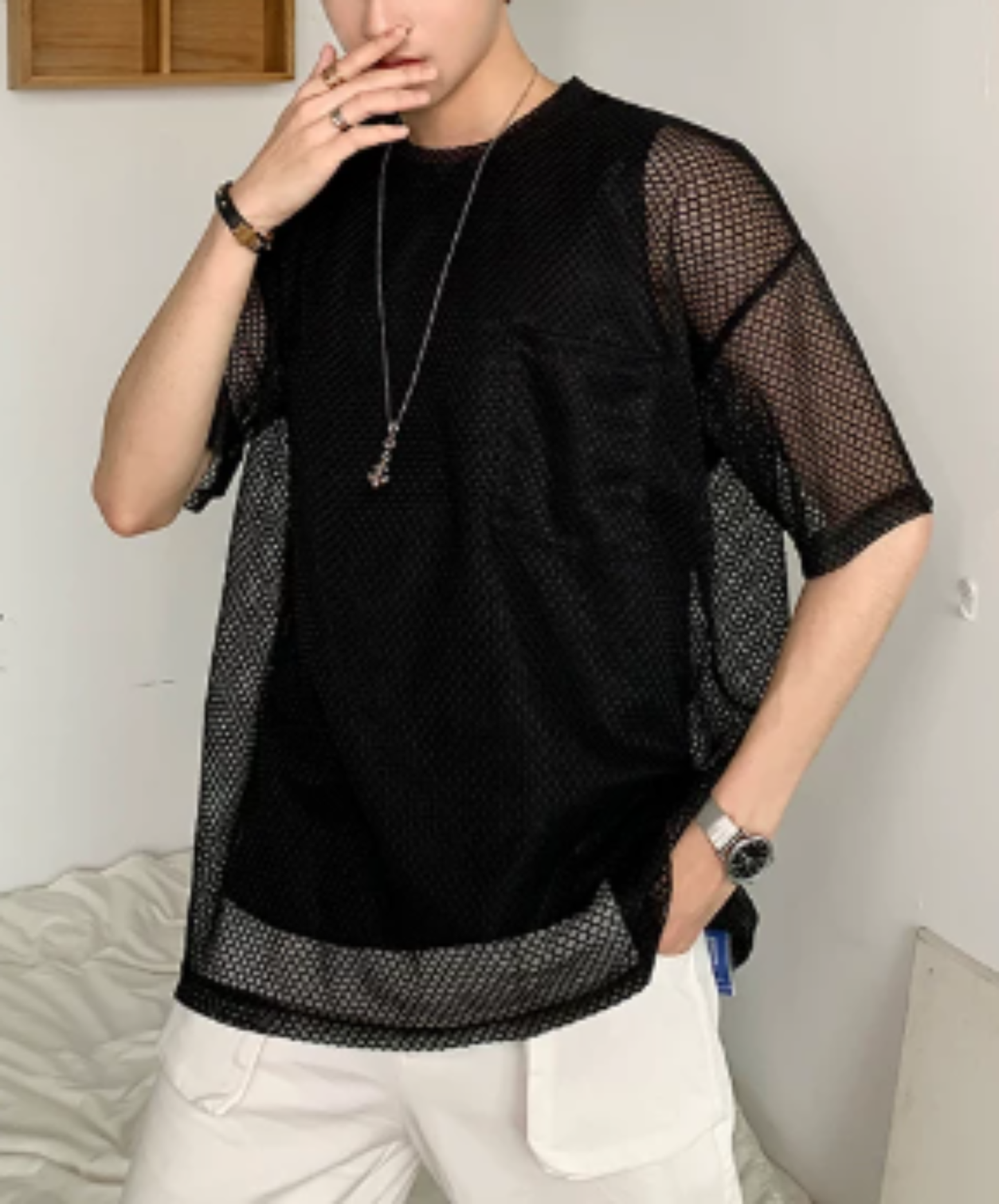 mesh two piece t-shirt EN2928