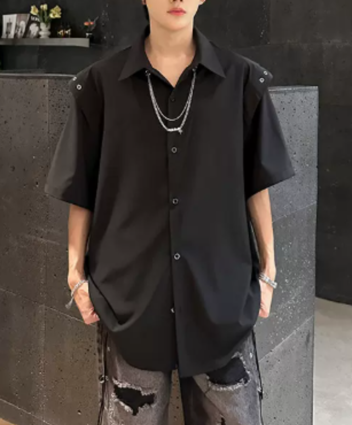 necklace decoration edge shoulder shirt EN2979