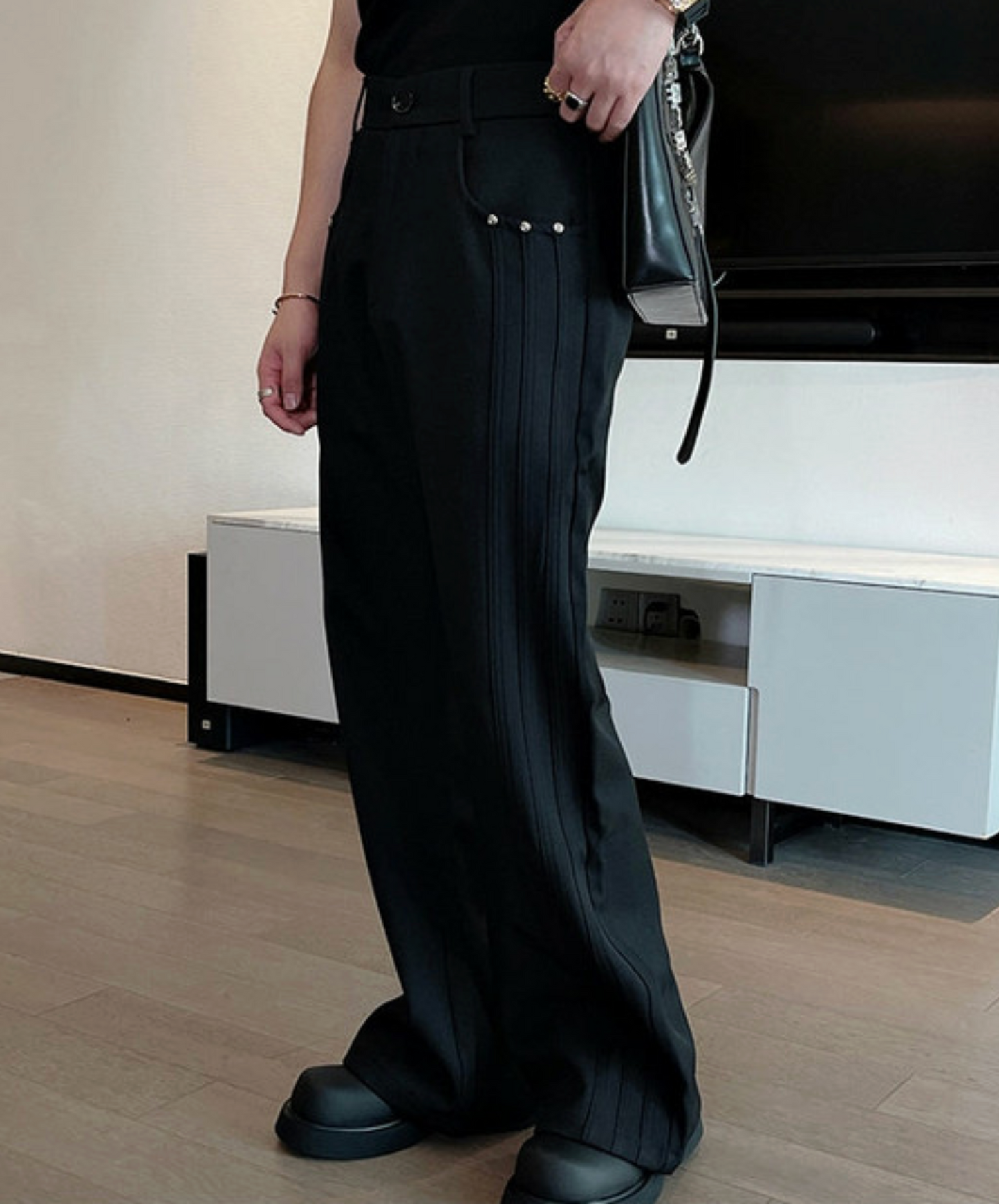 side line rivets included pants EN2402