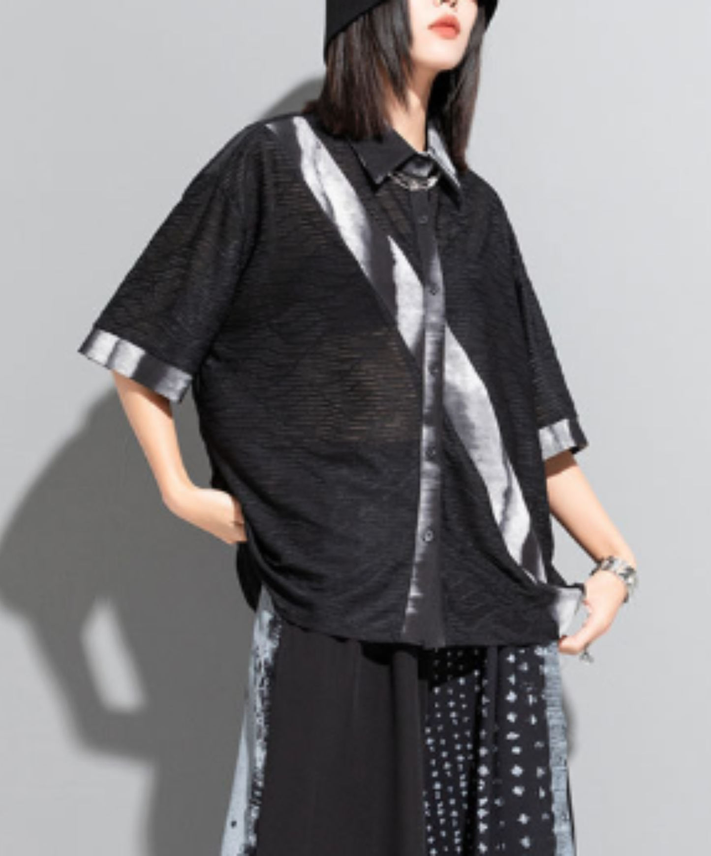 lightweight patchwork shirt EN2941