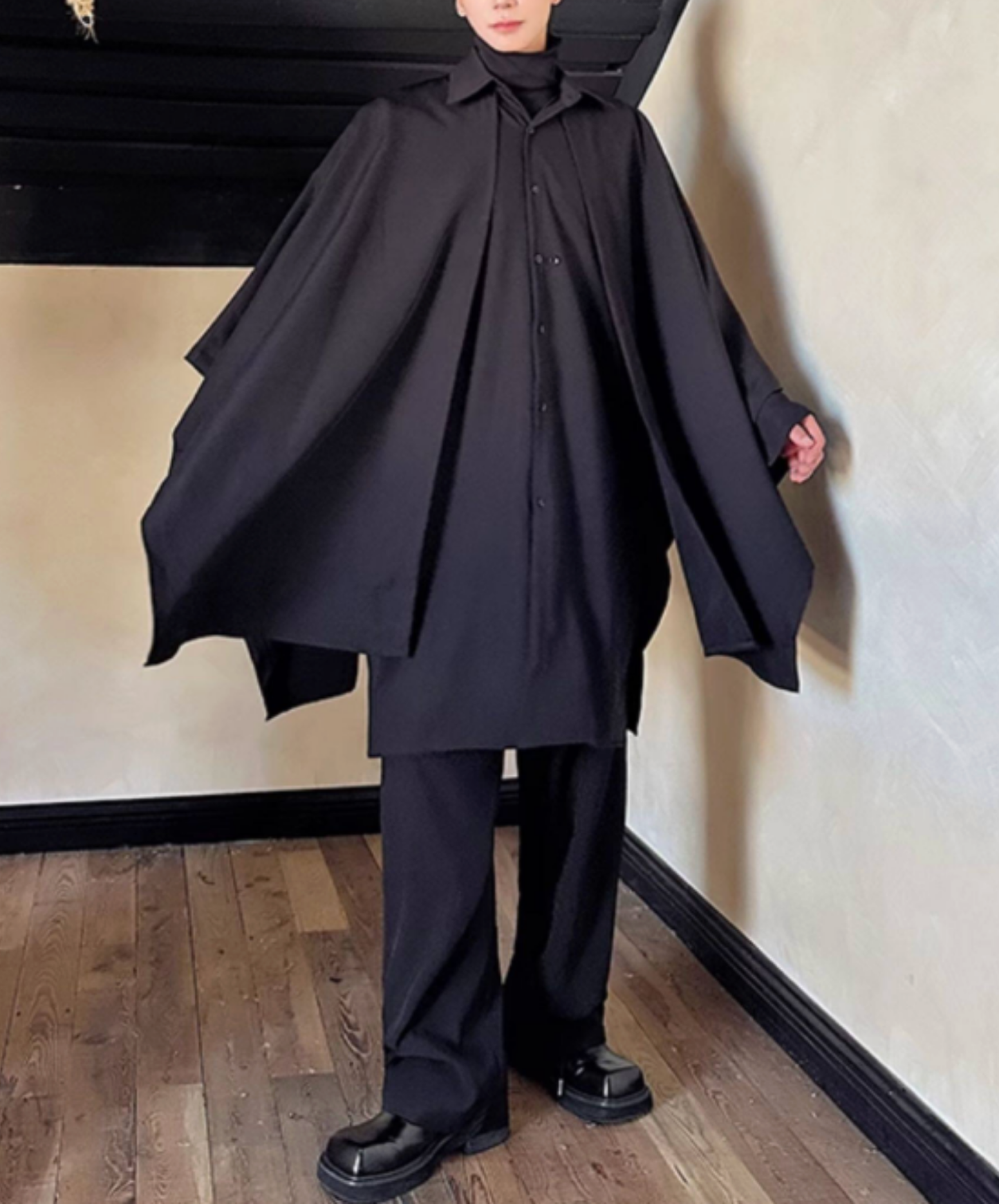 2-way cape shirt EN2751