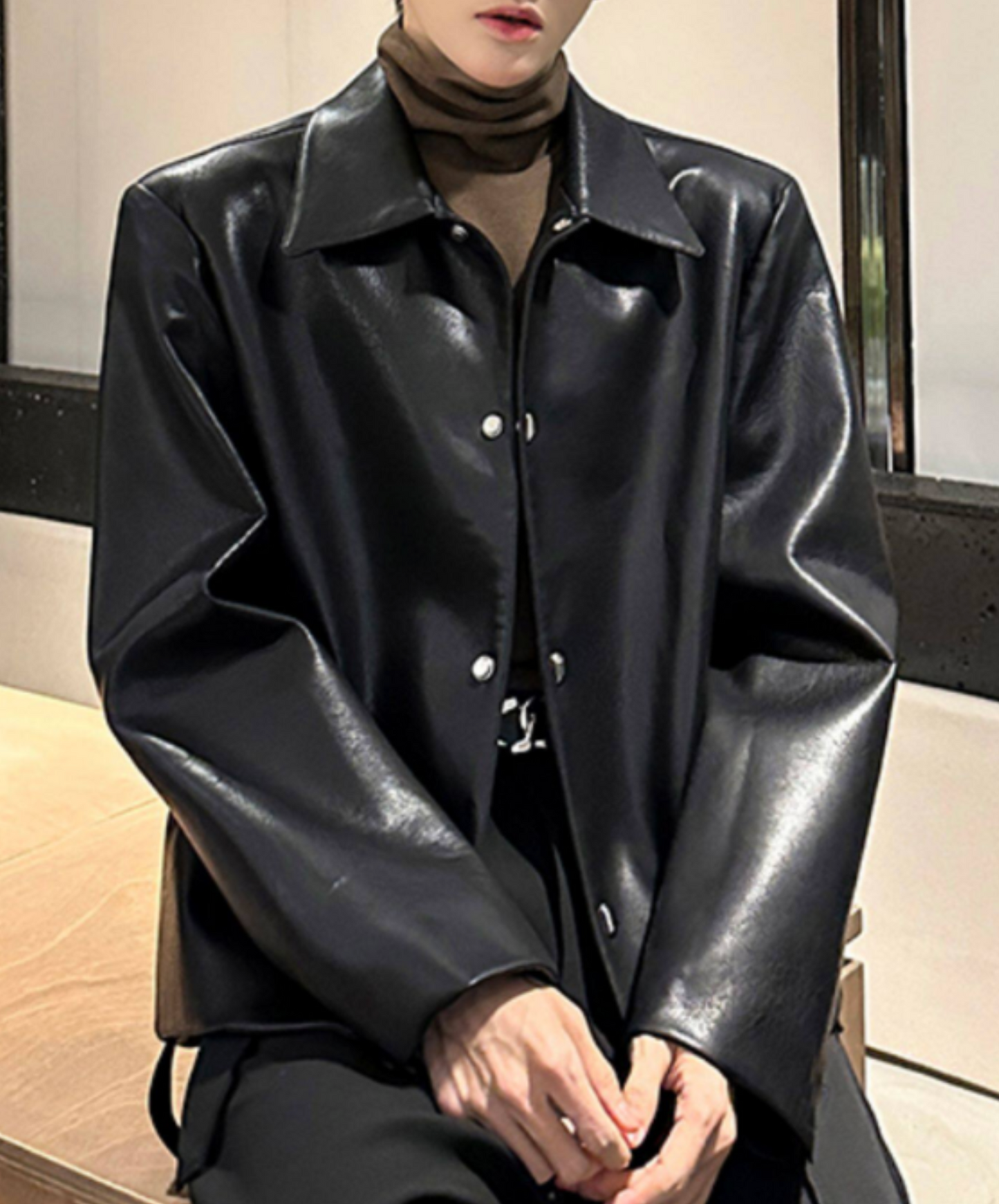 fake leather jacket EN2619