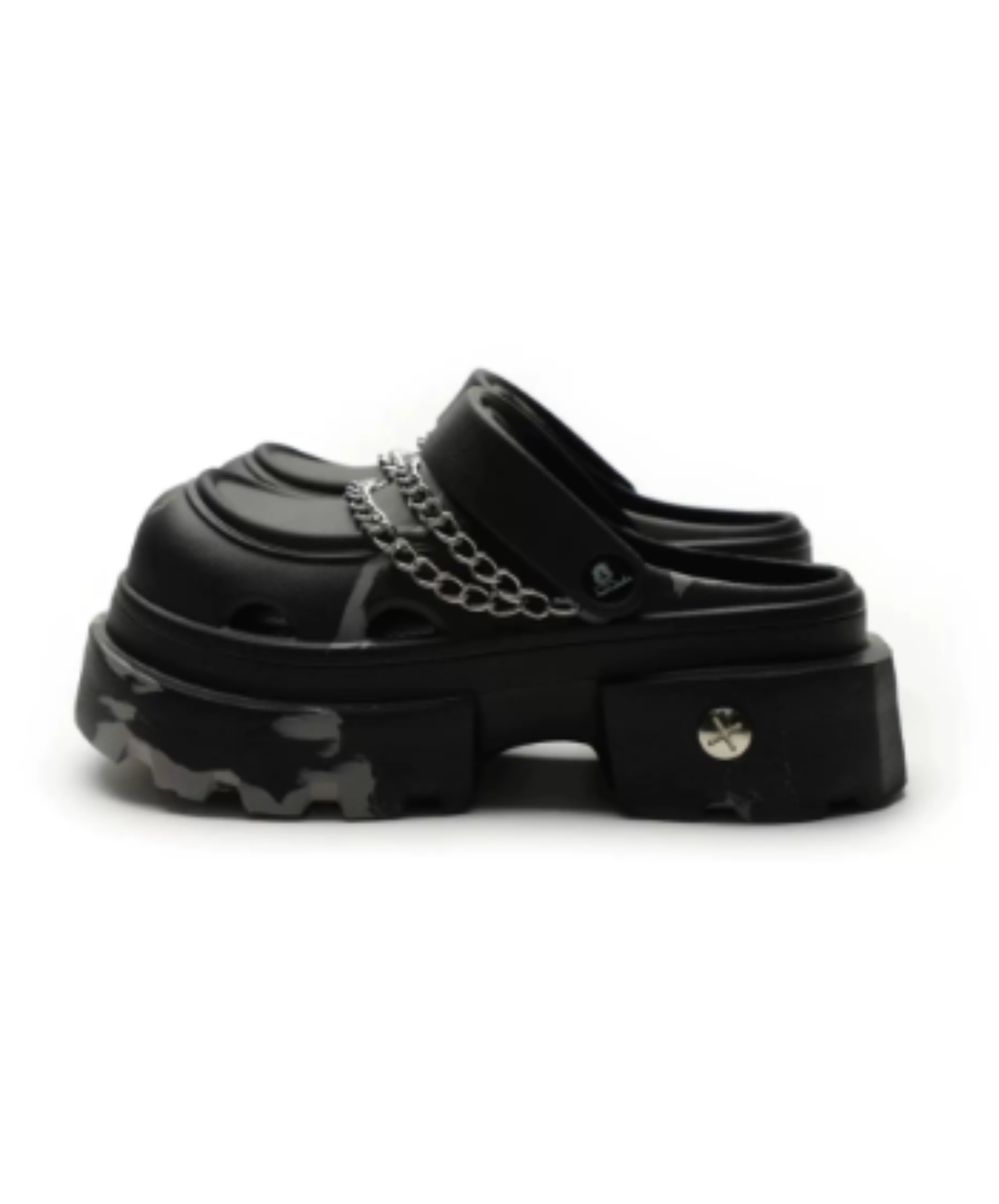 dark punk chain sandals EN2929