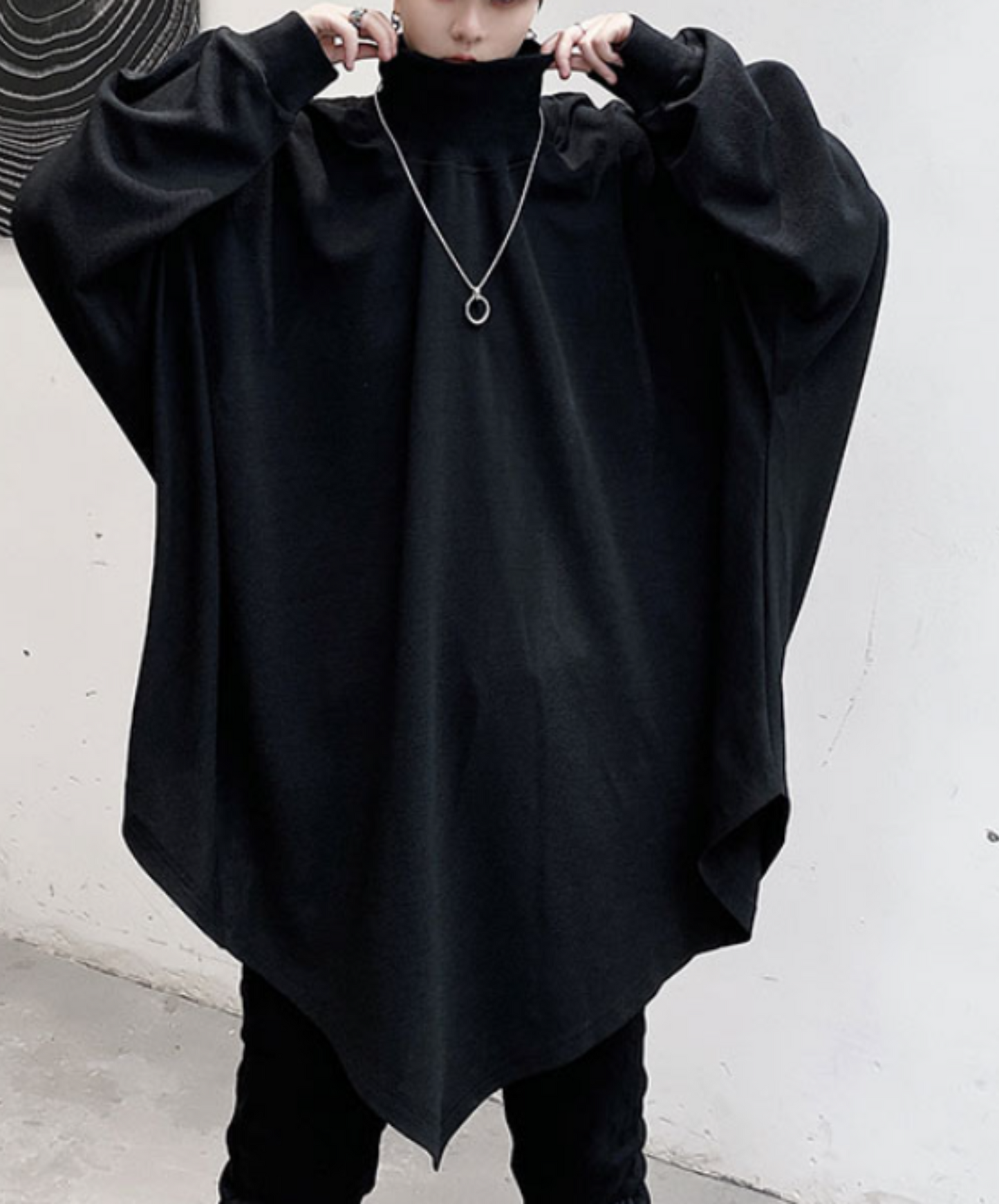 【style26】dark mode outfit set EN983（ sweatshirts + skirt set）