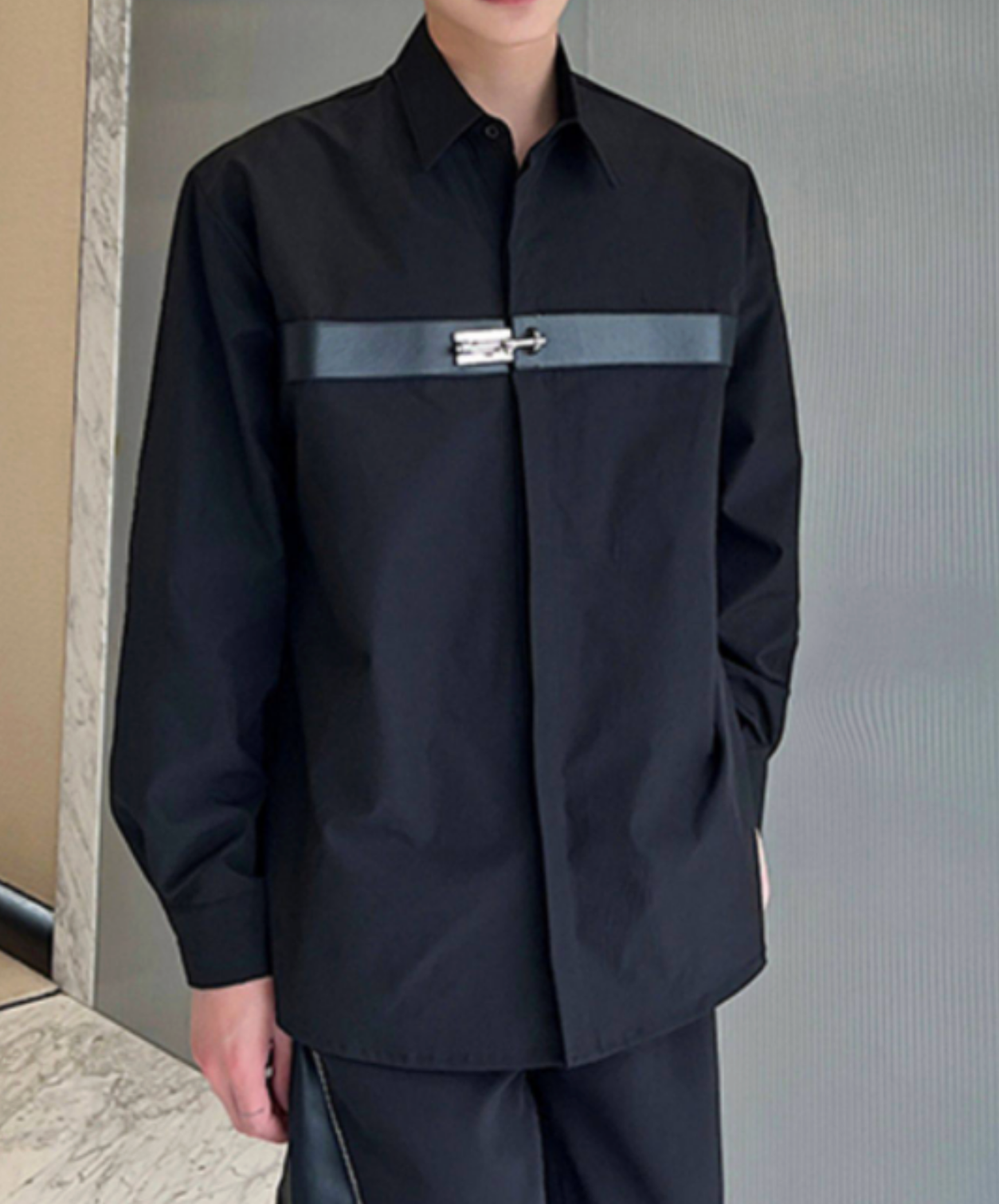 metal rock design border shirt EN2664