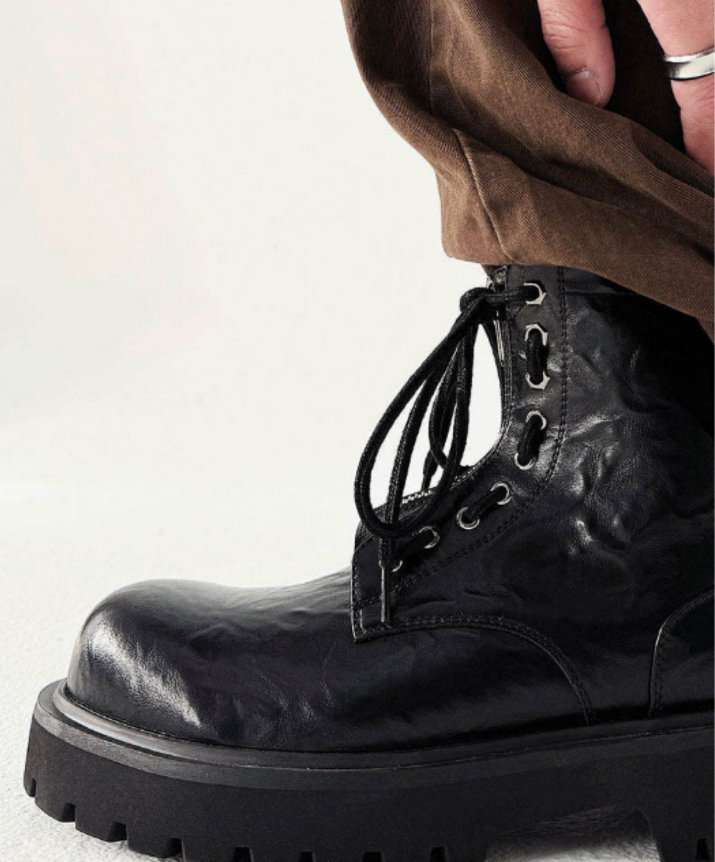 mid heel round toe retro boots EN2681