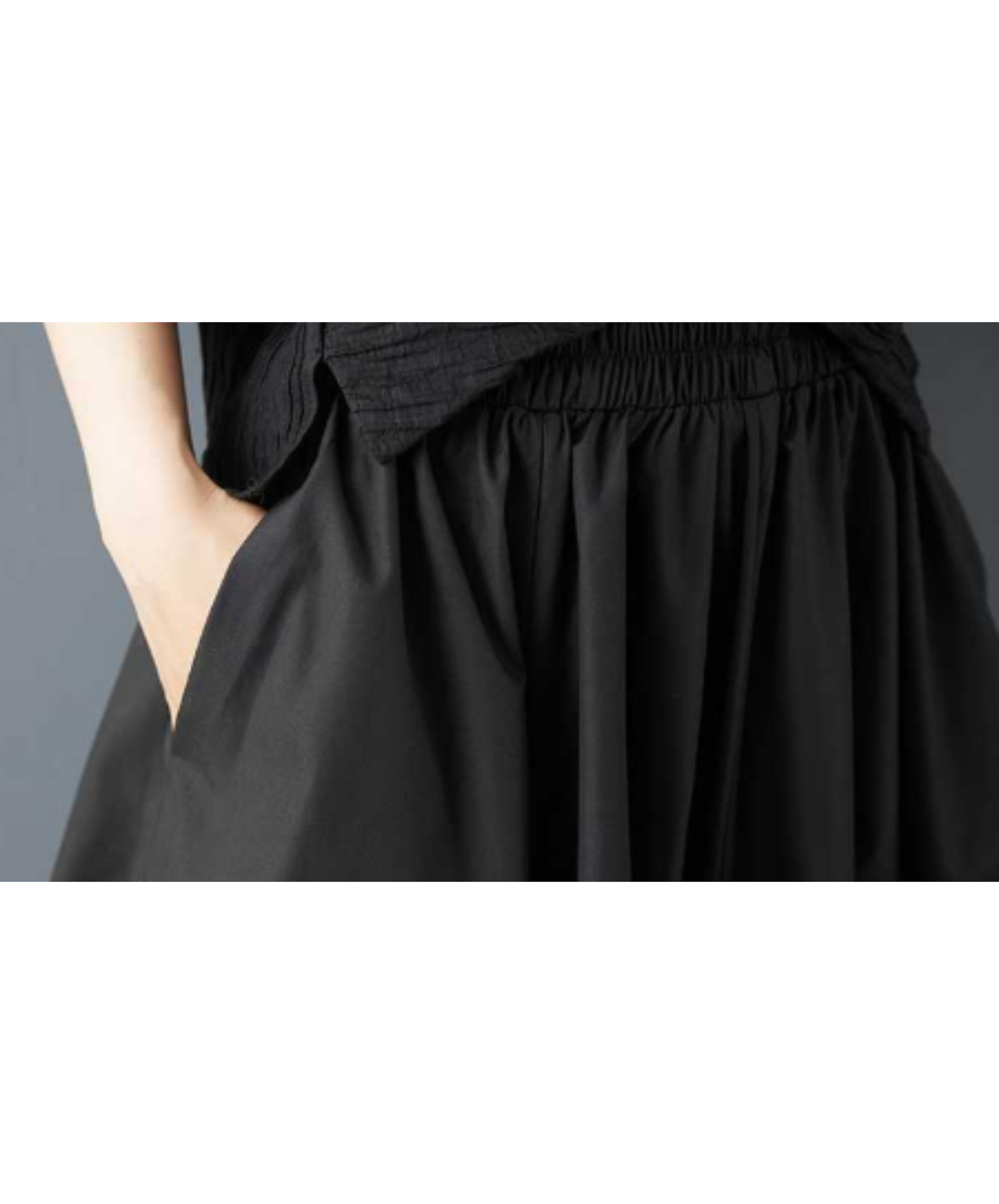 korean-style oversized patchwork wide pants EN3057