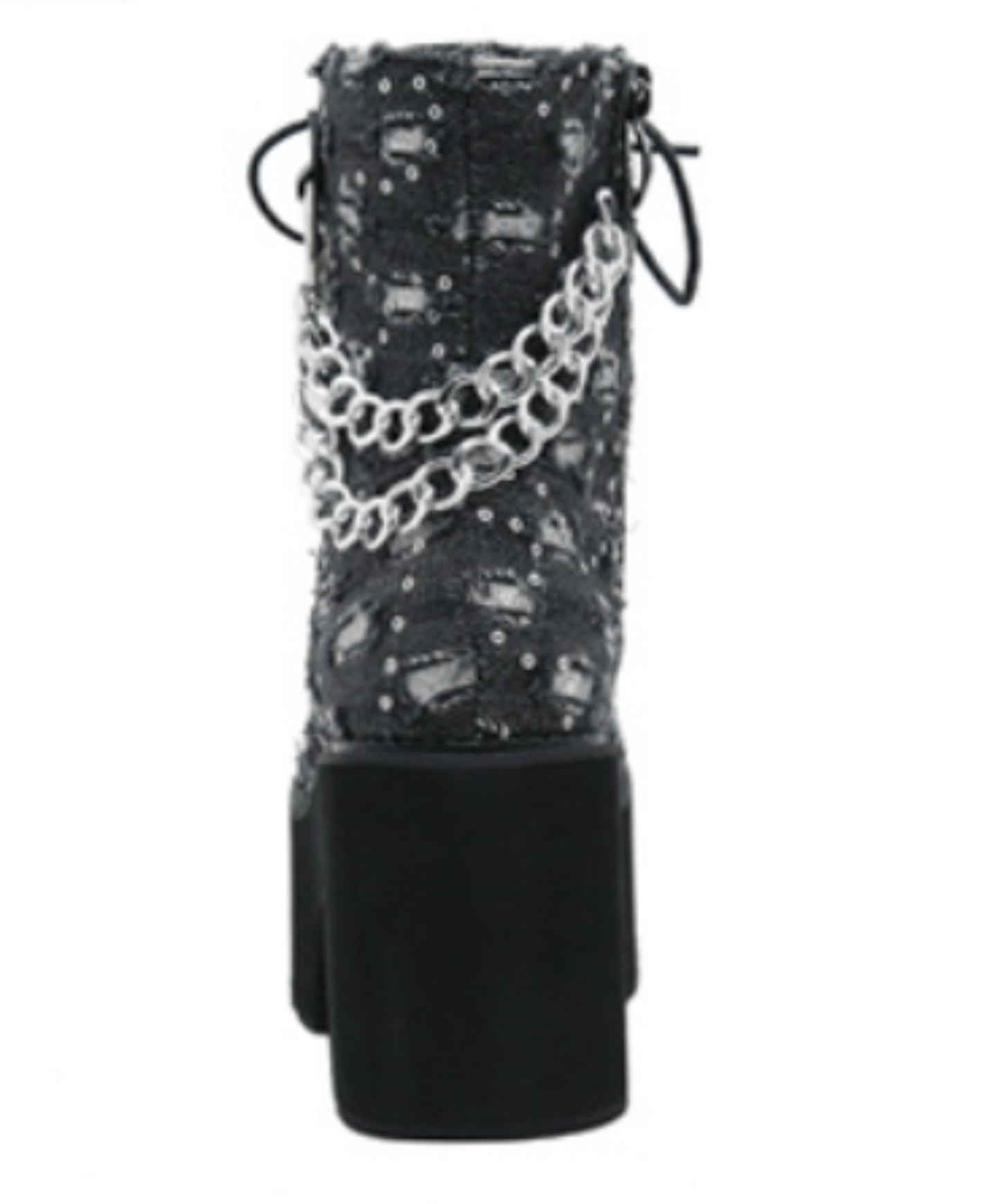 square hole ring chain boots EN2611