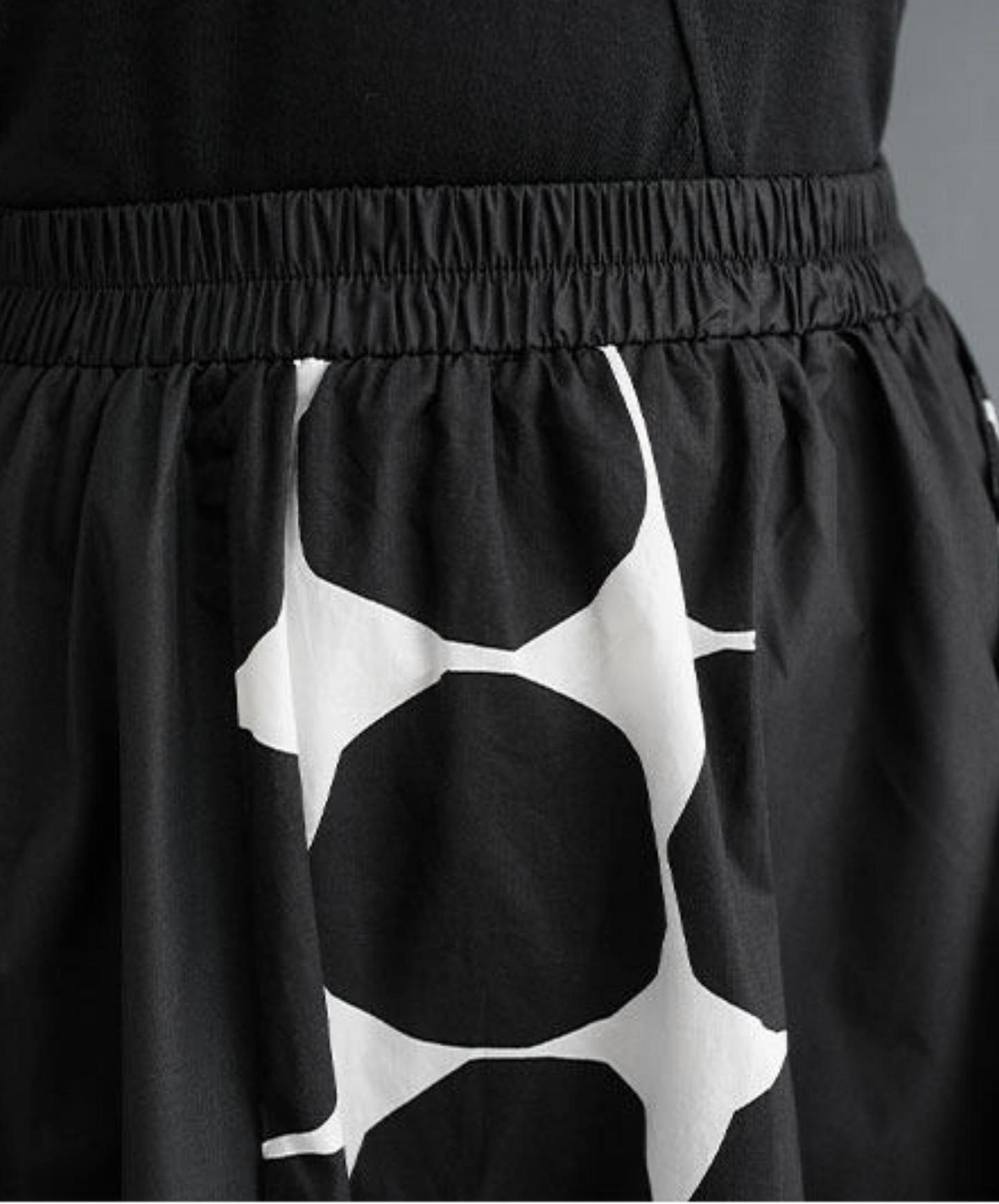 large polka dot monochrome wide pants EN2771