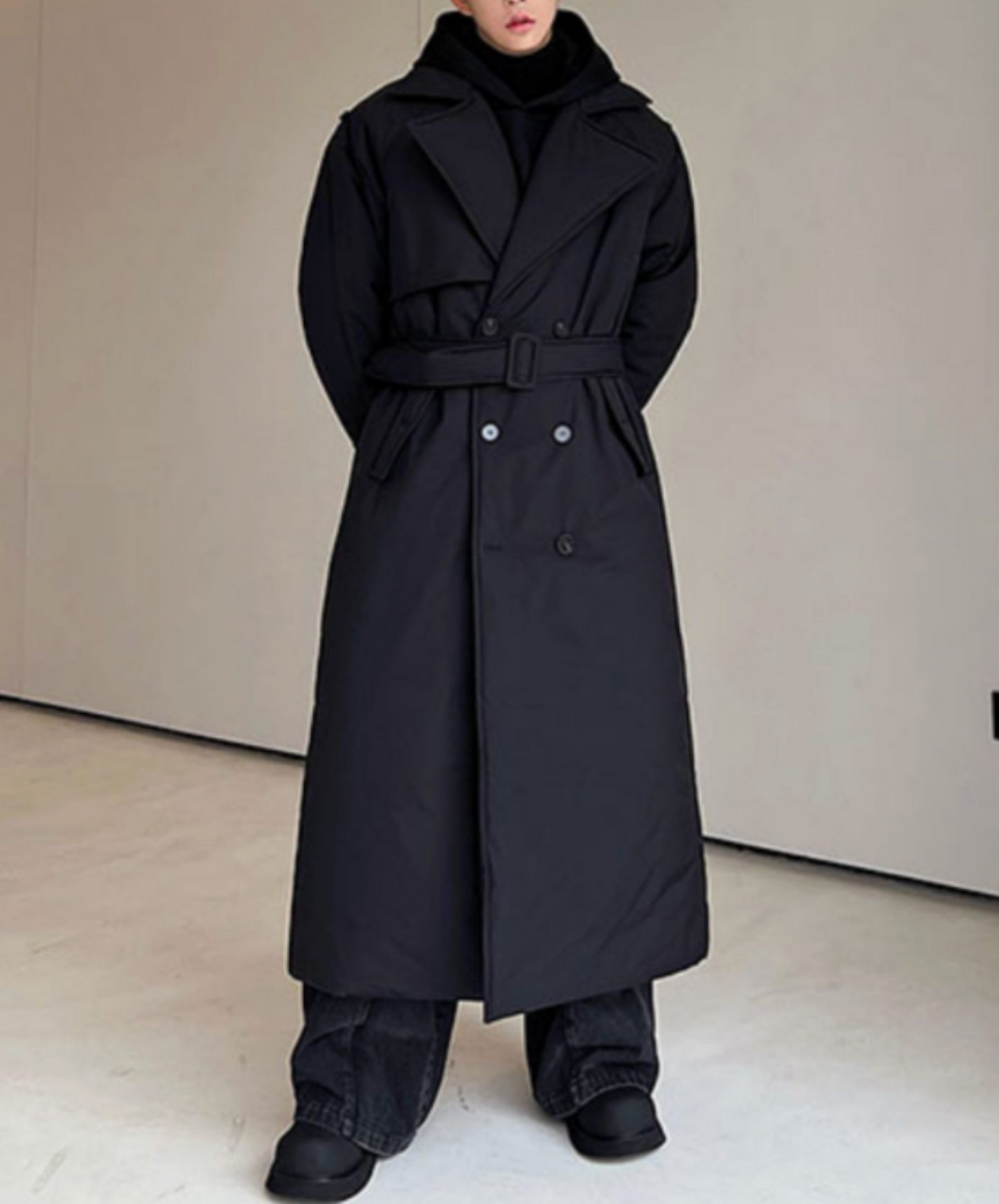 versized double-breasted coat EN2549