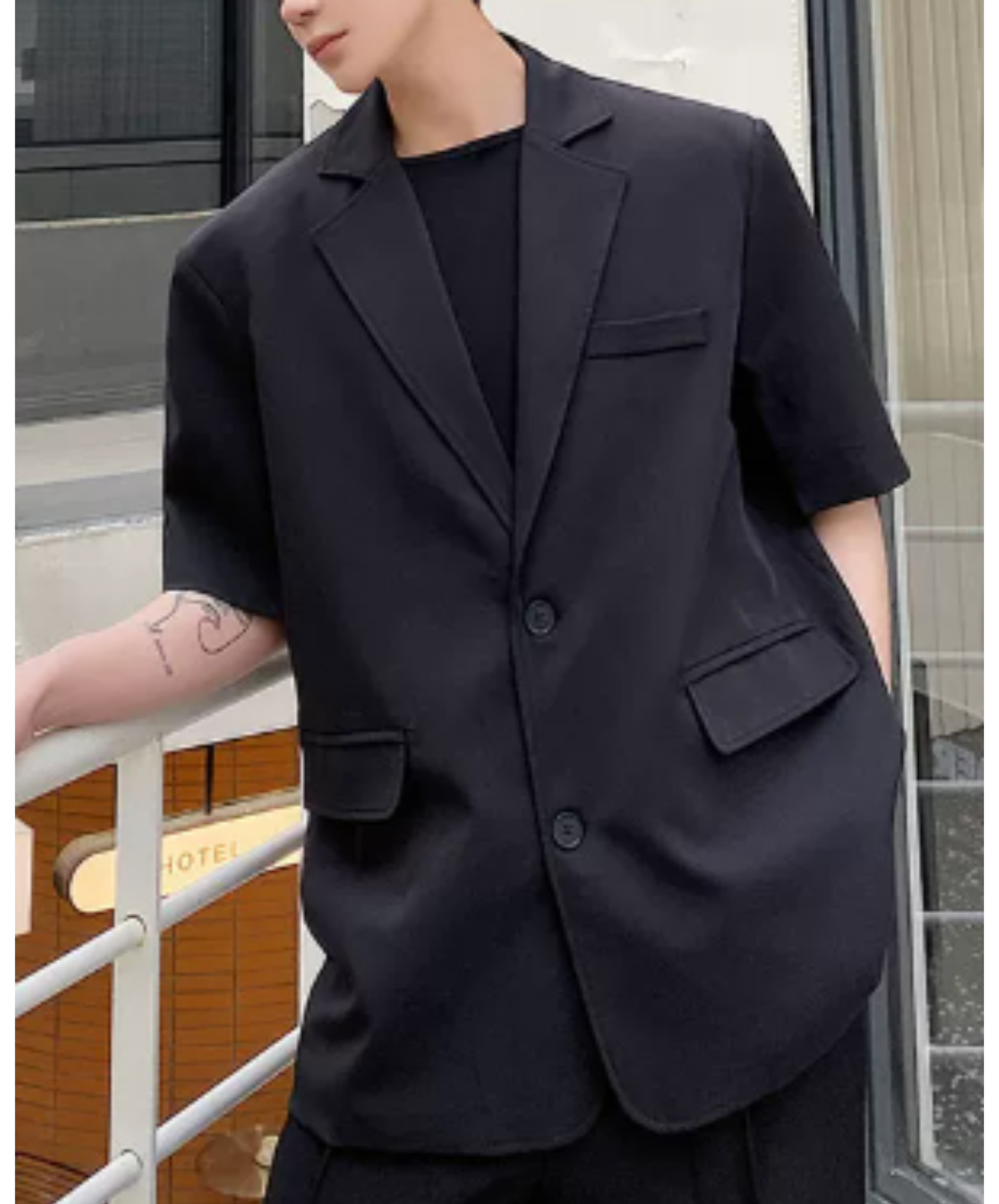 relaxed-fit casual style jacket EN3011
