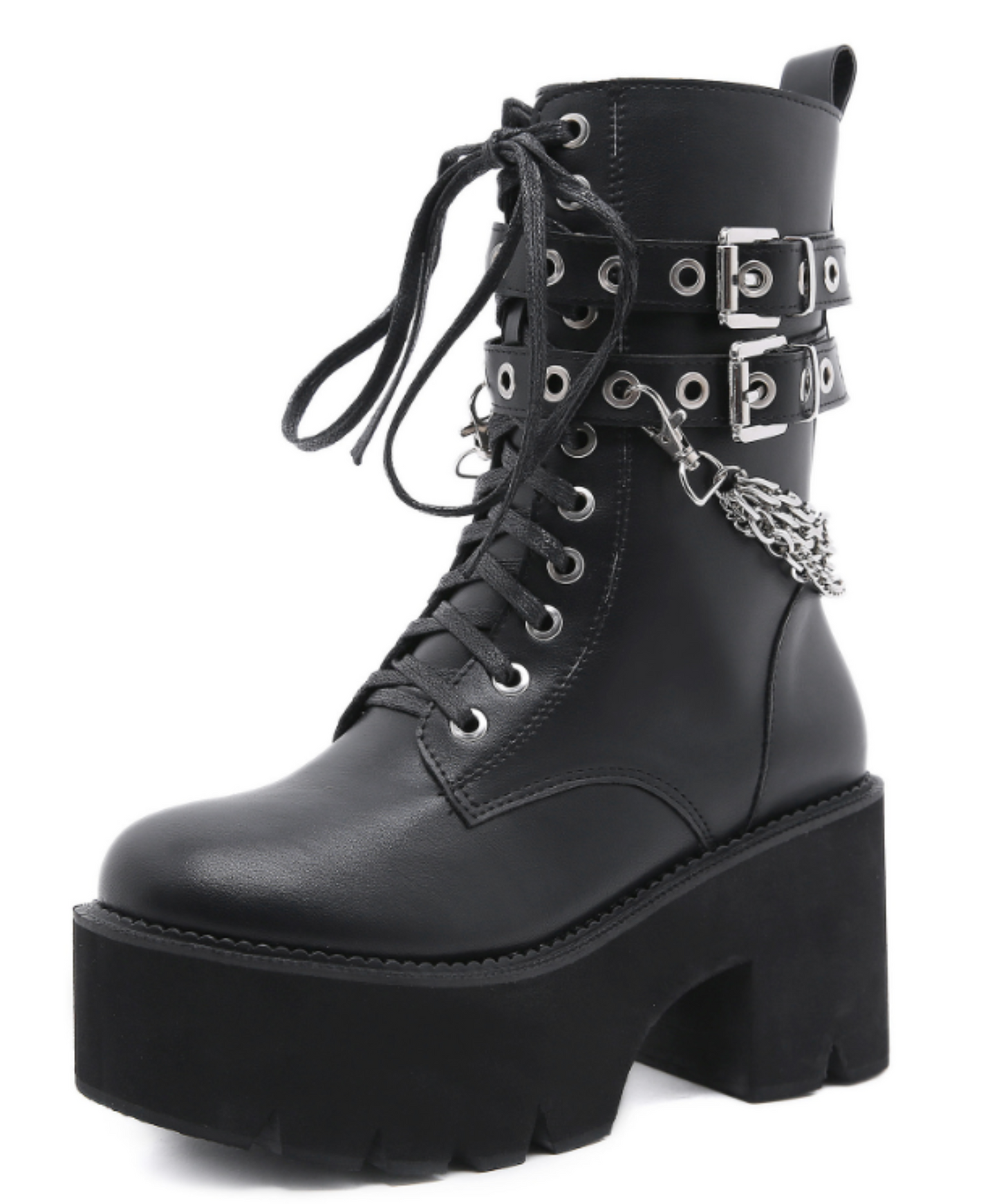 double belt x multiple chain boots EN2396