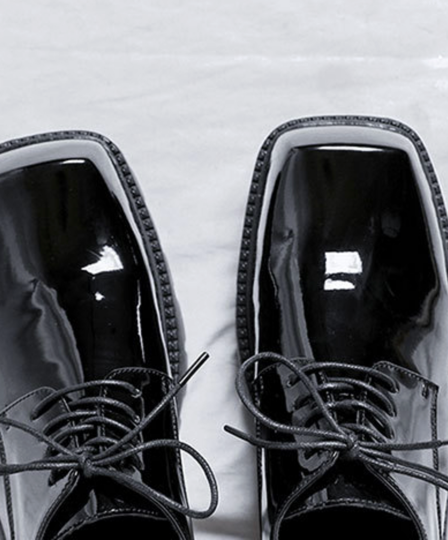 british style platform mid heel shoes EN2498