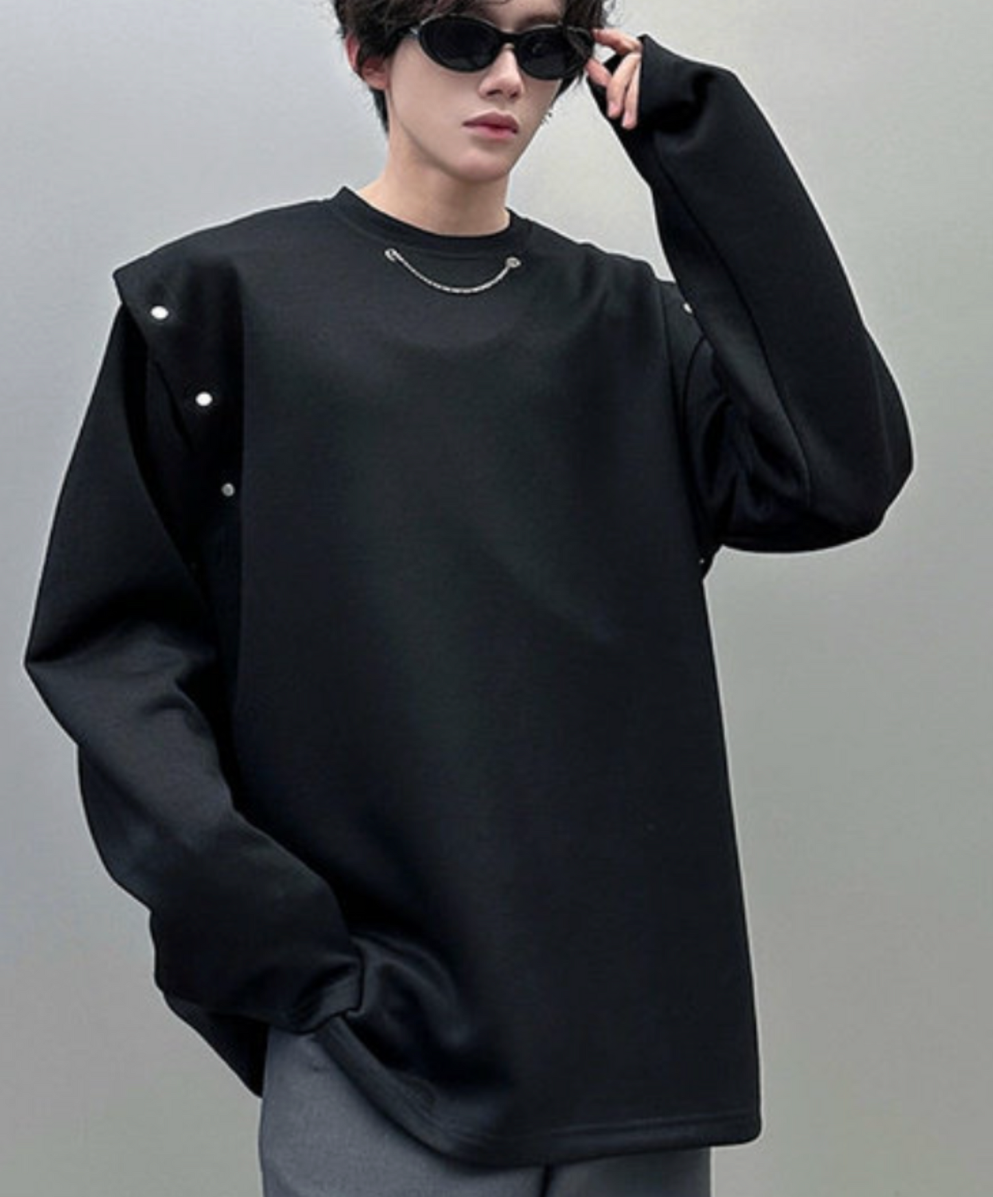 2-way removable sleeves t-shirt EN2648