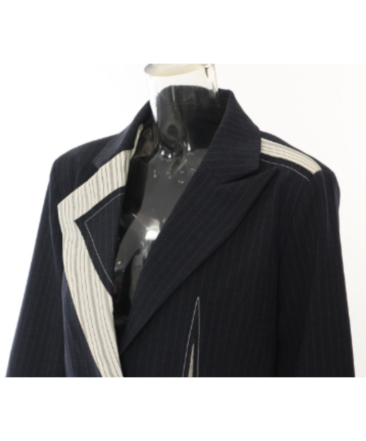 Irregular cut with contrasting colors jacket EN3101