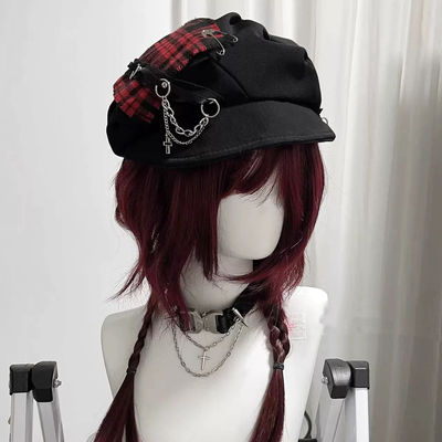 subculture gothic cross check hat EN2316