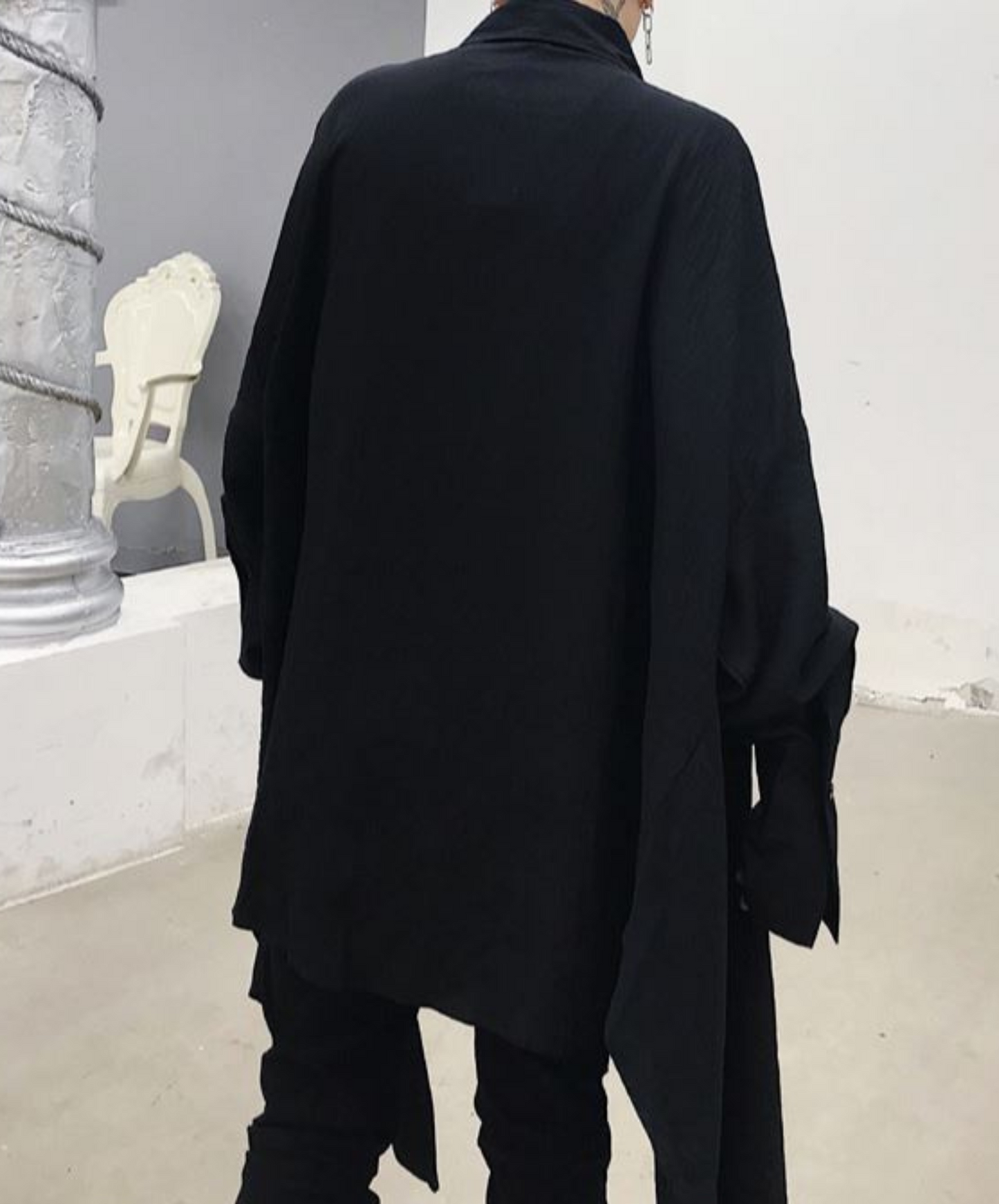 dark big silhouette shirt EN792