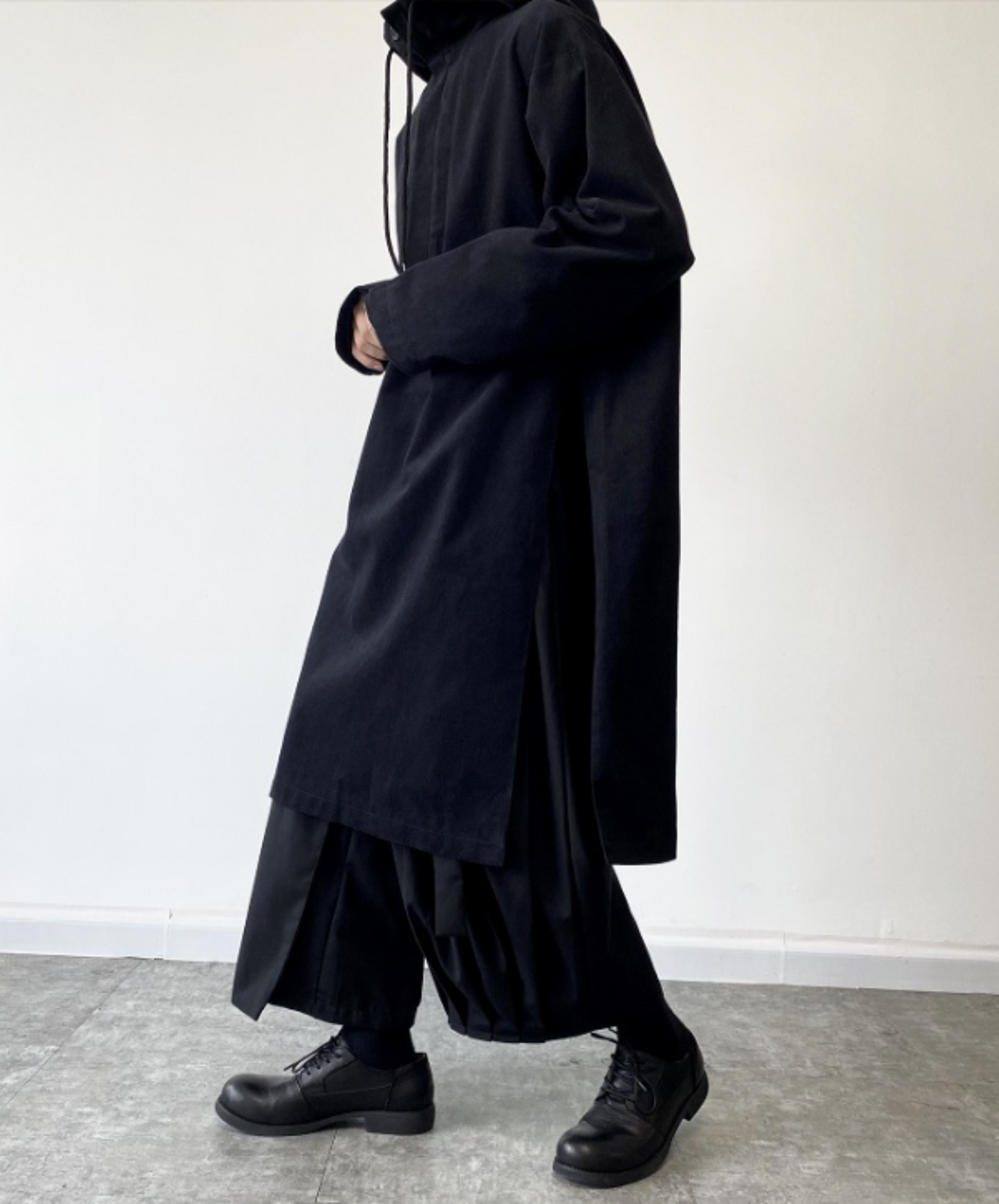 【style4】dark mode outfit set EN760（hoodie + pants Set）