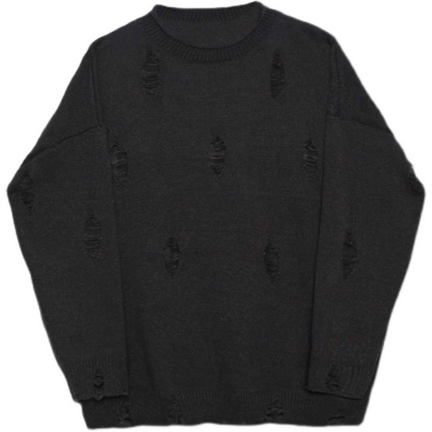 【最短2日でお届け「特急便」対応（XLサイズのみ）】oversize damage knit sweater EN170