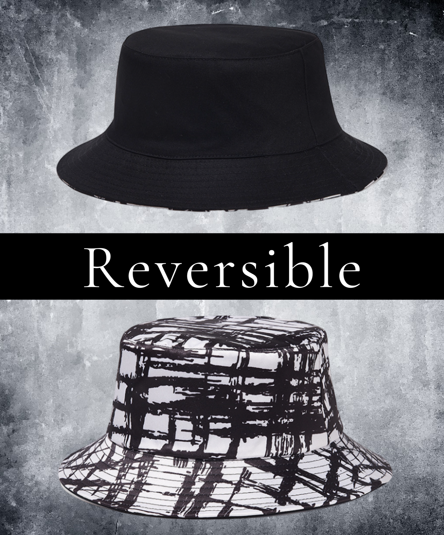 reversible foldable bucket hat EN696