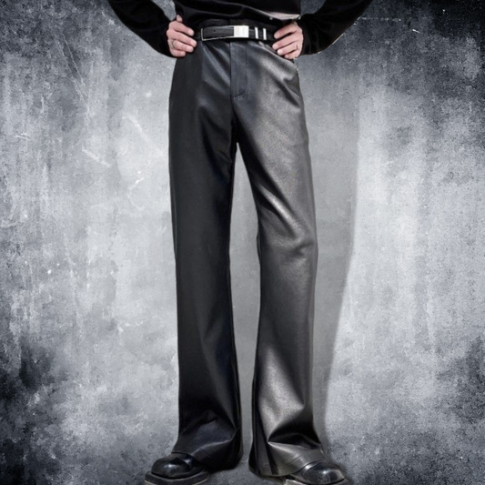 leather slacks pants EN183
