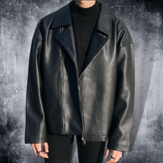 leather rider jacket EN246