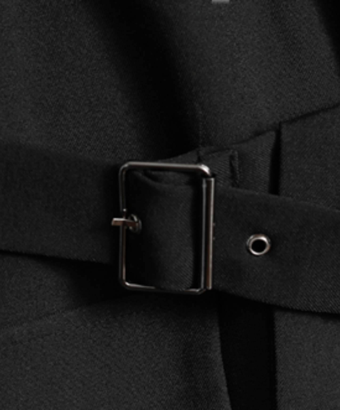 dark belt one button jacket EN749