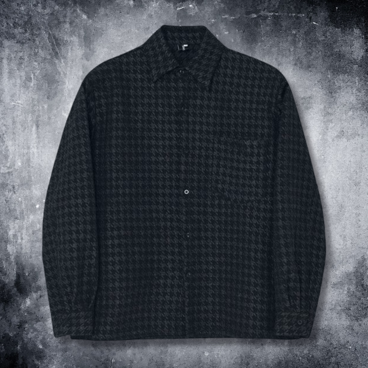 dark houndstooth shirt EN092