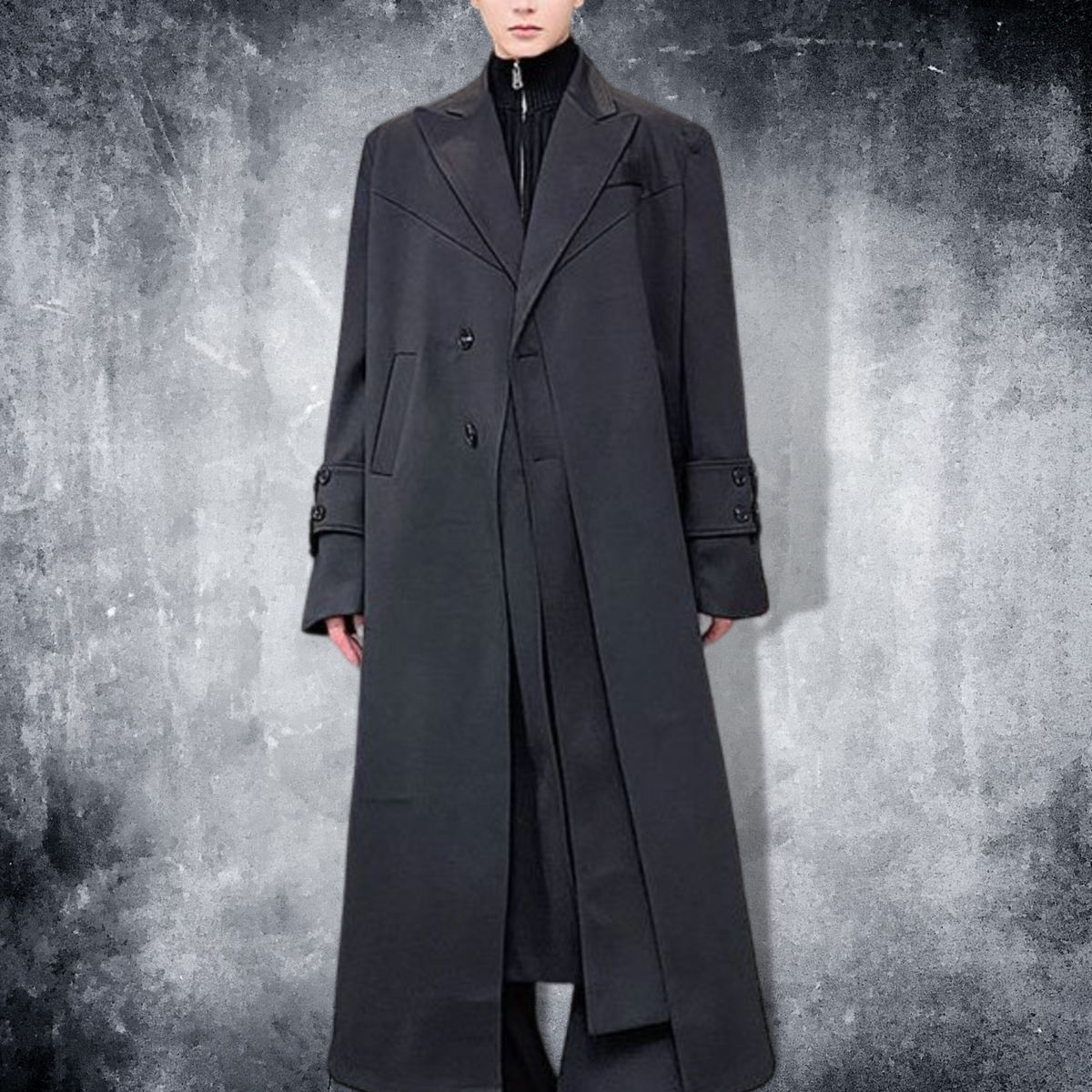 stacking wool trench coat EN298 – ELNERO stacking wool trench coat EN298 – ELNERO