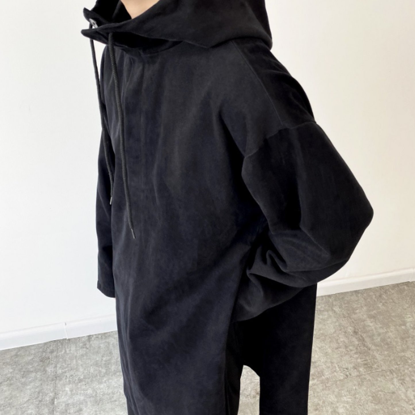 dark long hoodie EN360
