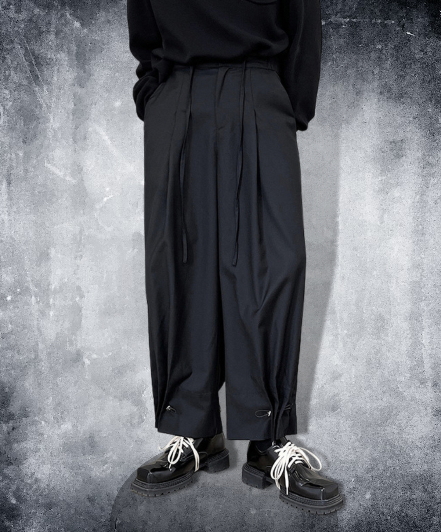 【style12】dark mode outfit set EN893（t-shirt + pants set）