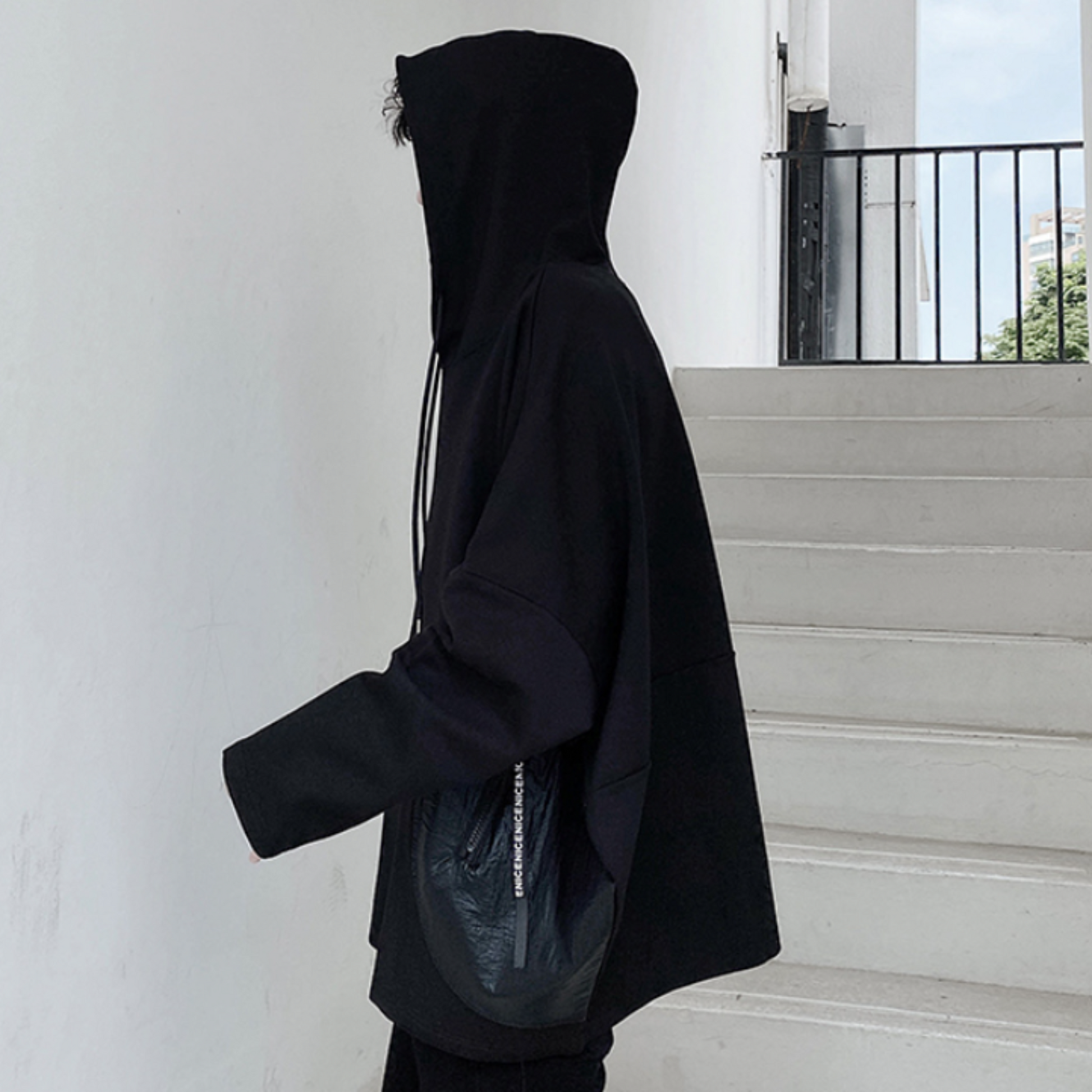 dark zip pocket hoodie EN434 – ELNERO