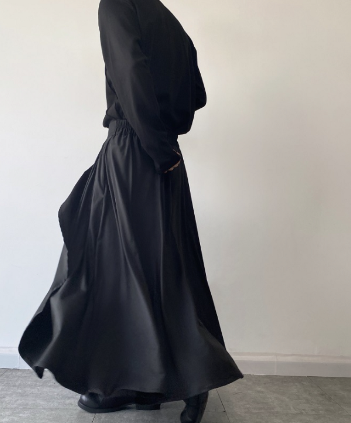 dark layered unisex skirt EN601