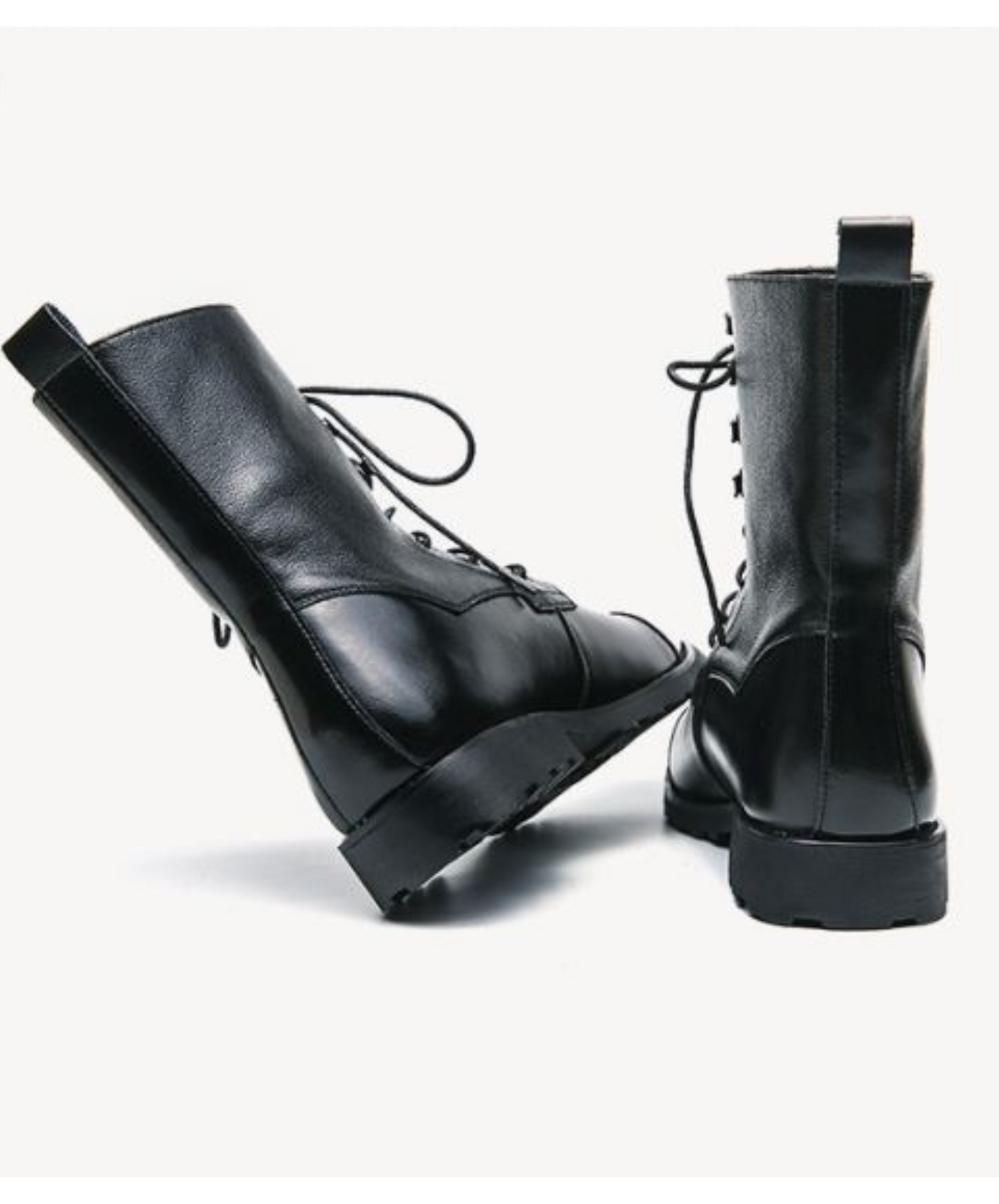 leather high top touring boots EN821
