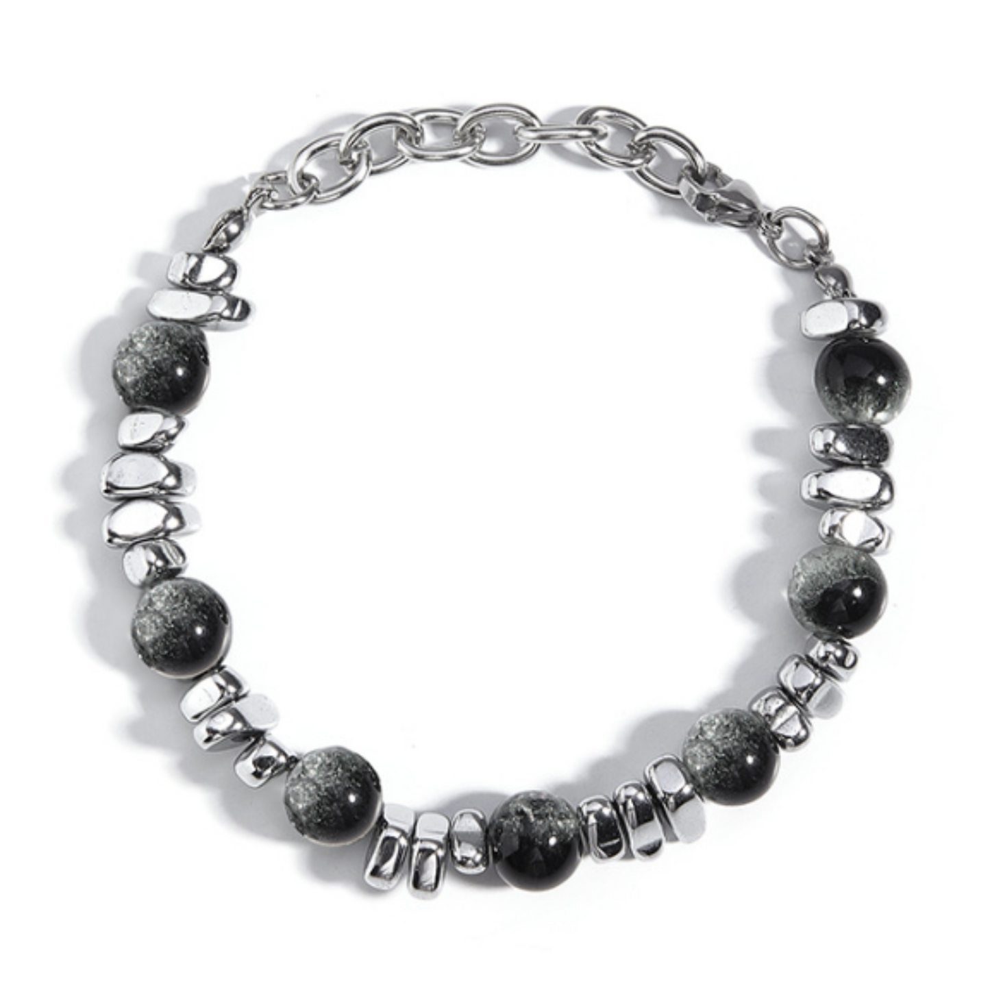 black sphere bracelet EN515