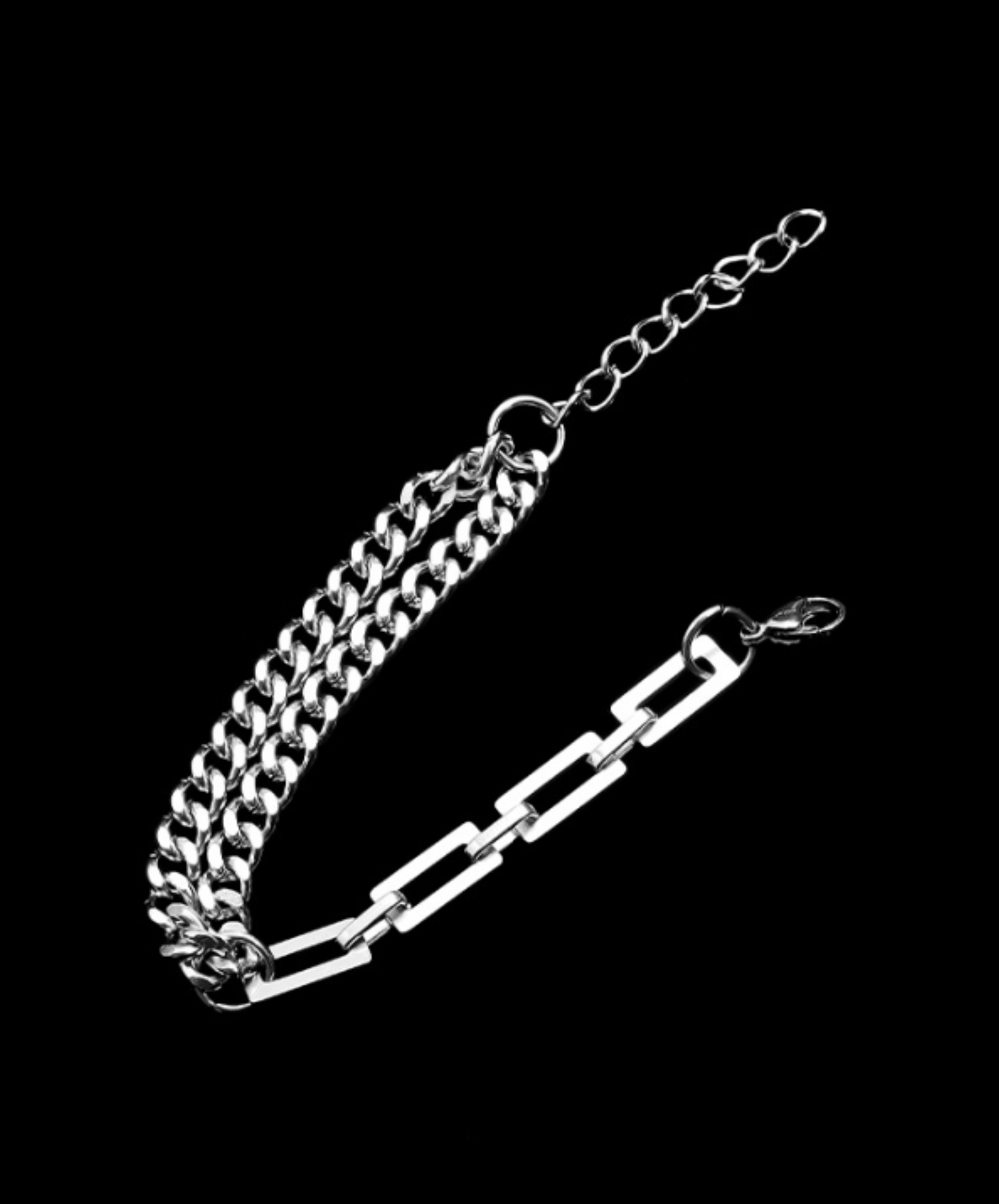 double layer chain bracelet EN552