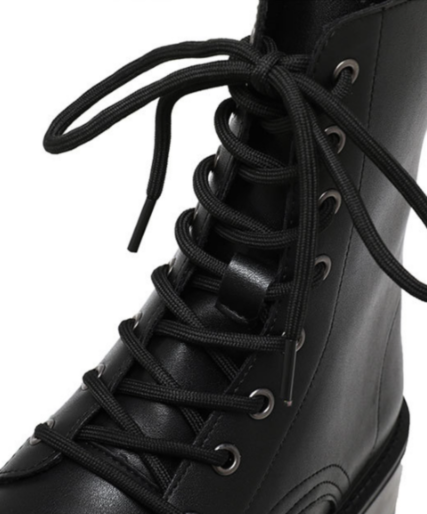 round toe side zip boots EN648