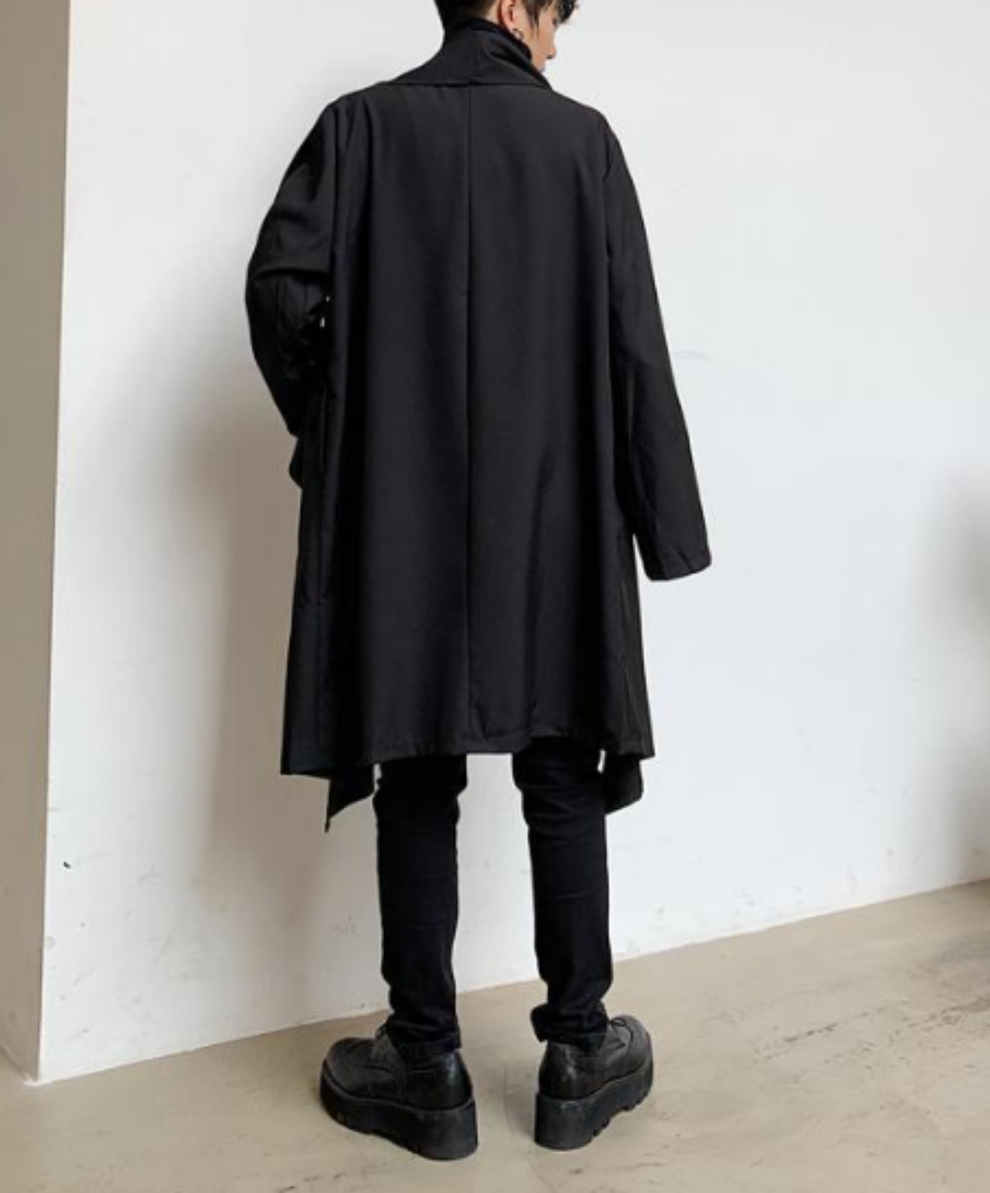 dark drape long jacket EN708