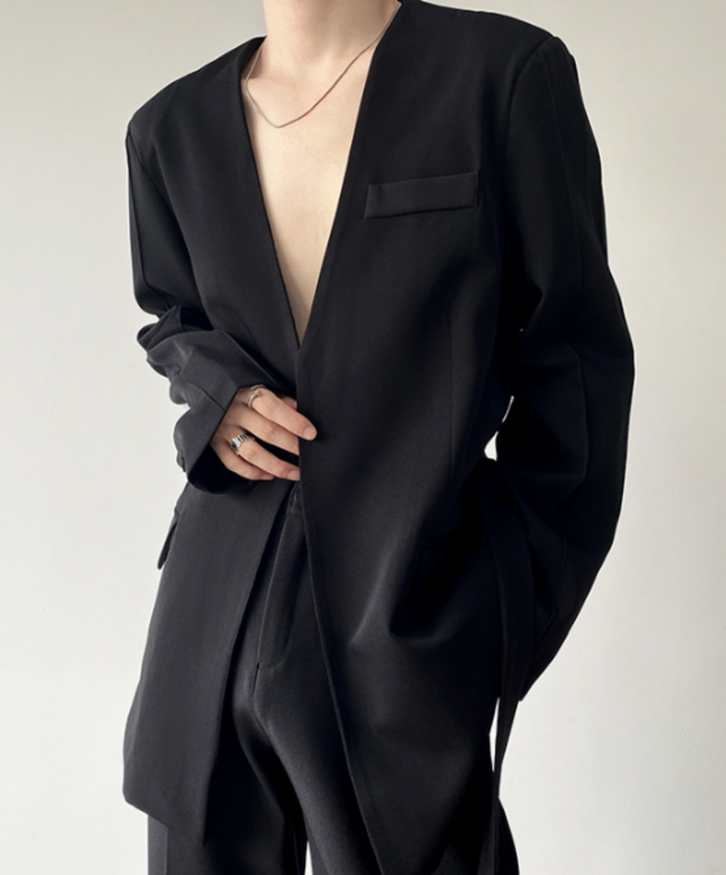 【style3】dark mode outfit set EN759（jacket + pants set）