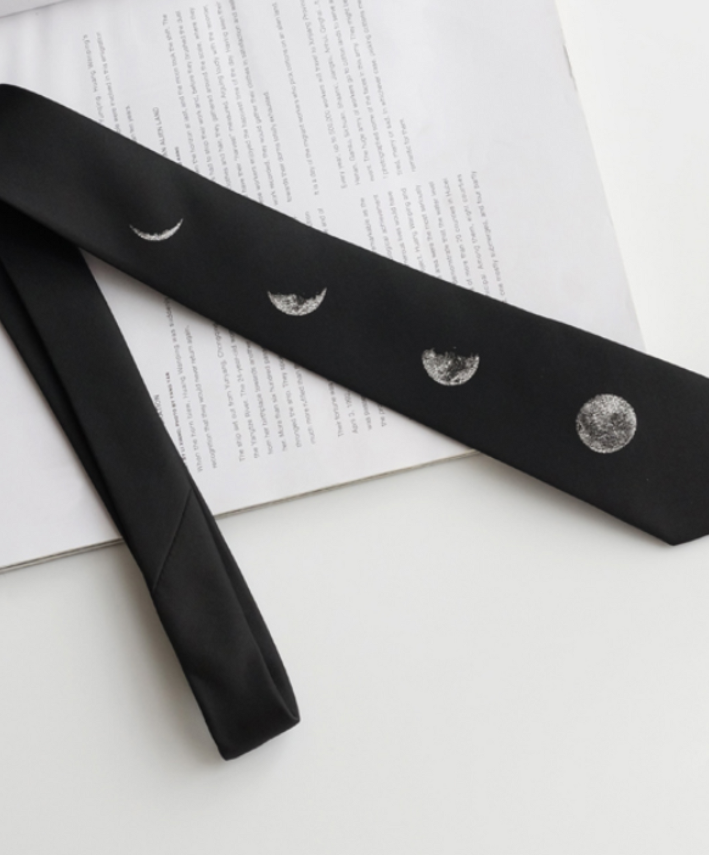 lunar eclipse design necktie EN873