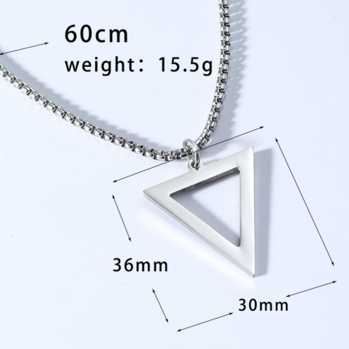 triangle ornament necklace EN485