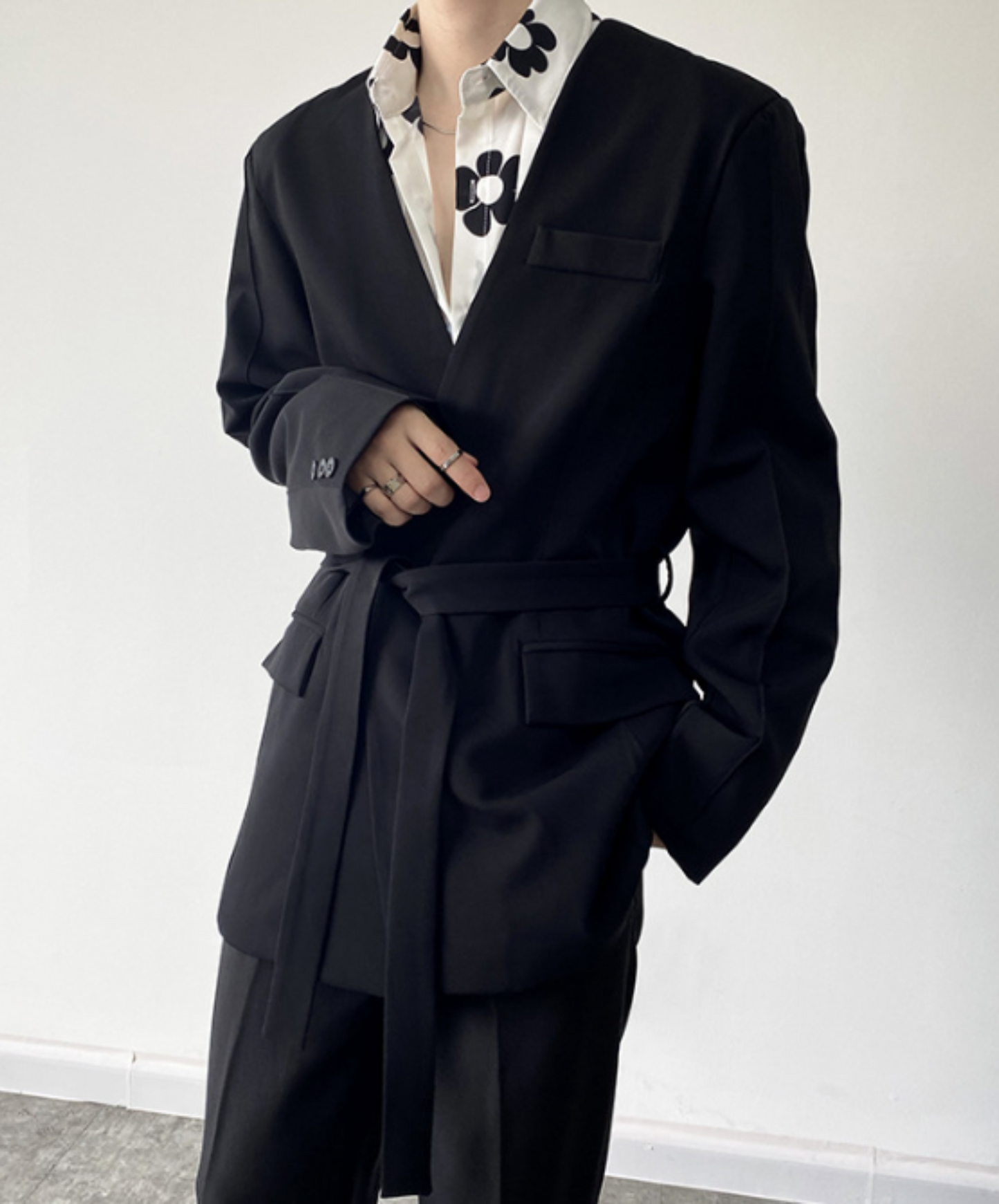【style3】dark mode outfit set EN759（jacket + pants set）