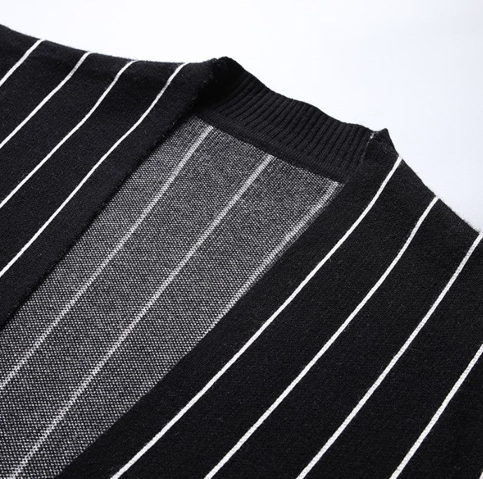 slim striped cardigan EN121